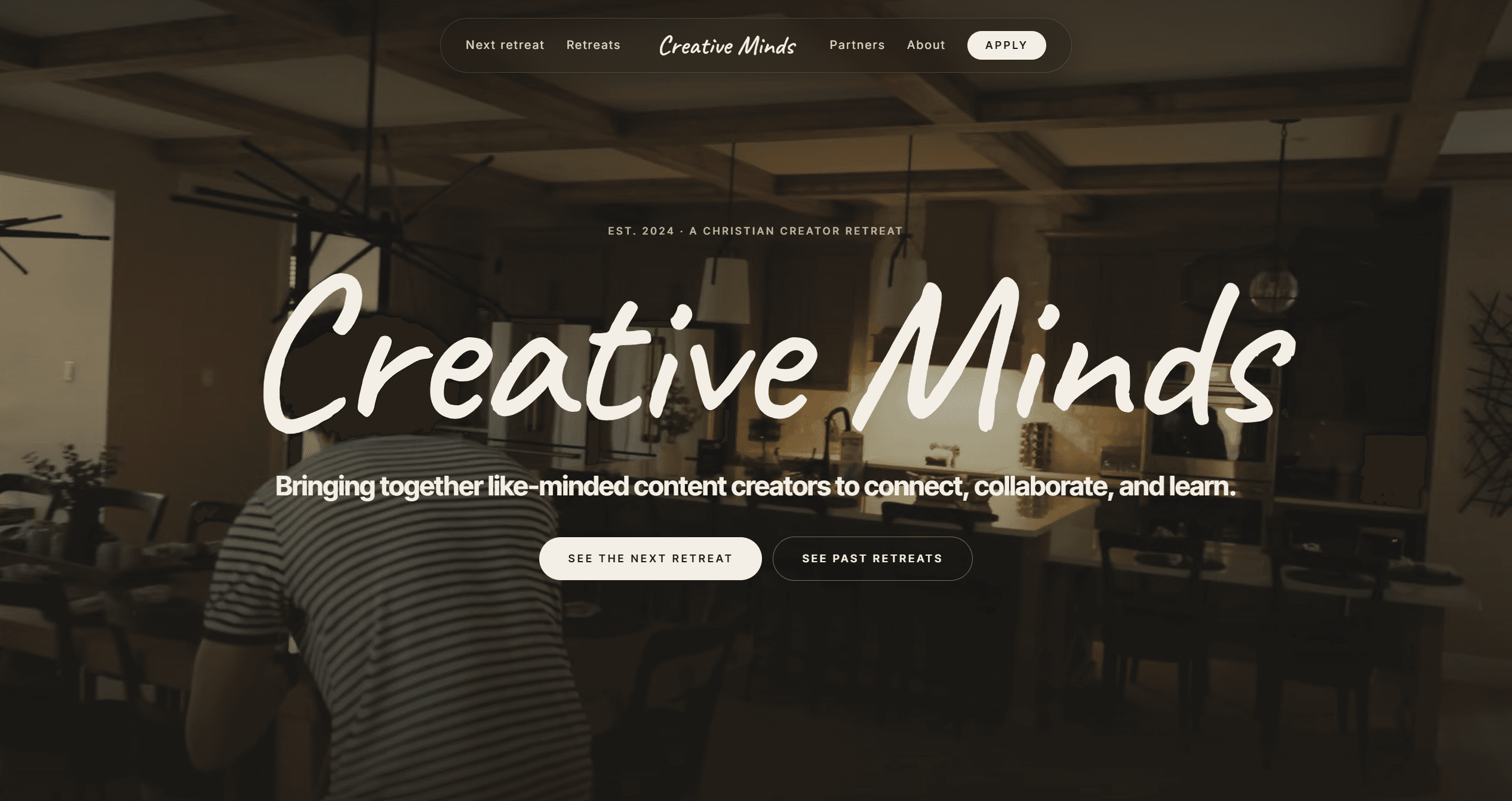 Creative Minds website built by Gen1 Media